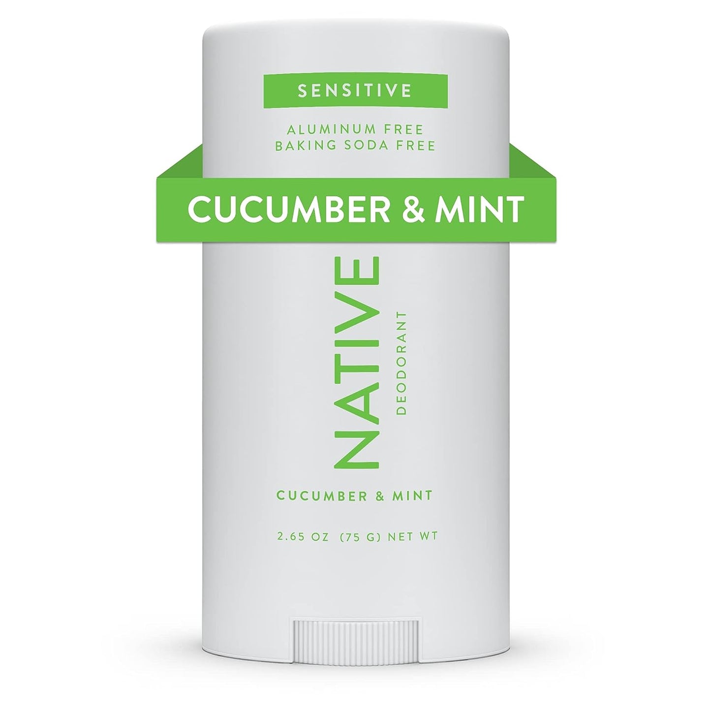 Native Sensitive Deodorant Contains Naturally Derived Ingredients | Deodorant for Women and Men, Aluminum Free, Baking Soda Free, Phthalate Free, Talc Free | Cucumber & Mint (Sensitive)