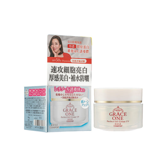Kose Cosmeport Grace One Perfect Gel Cream Uv SPF50+Pa++++ 100G