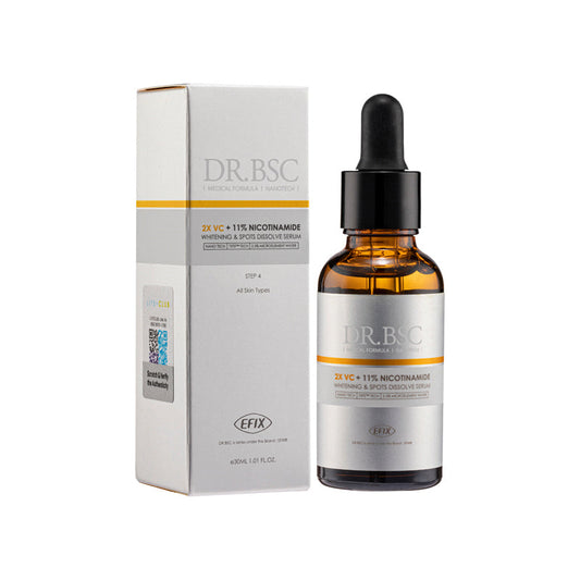 Dr.BSC 2X Vc Whitening & Spots Dissolve Serum Plus 11% Nicotinamide 30ML