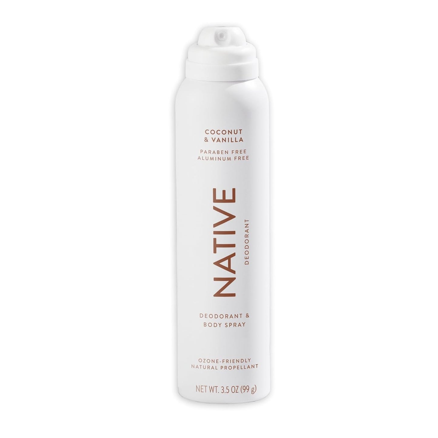 Native Deodorant Body & Spray Contains Naturally Derived Ingredients | Deodorant for Women and Men, All Day Odor Protection, Aluminum and Hydrocarbon Propellant Free | Coconut & Vanilla