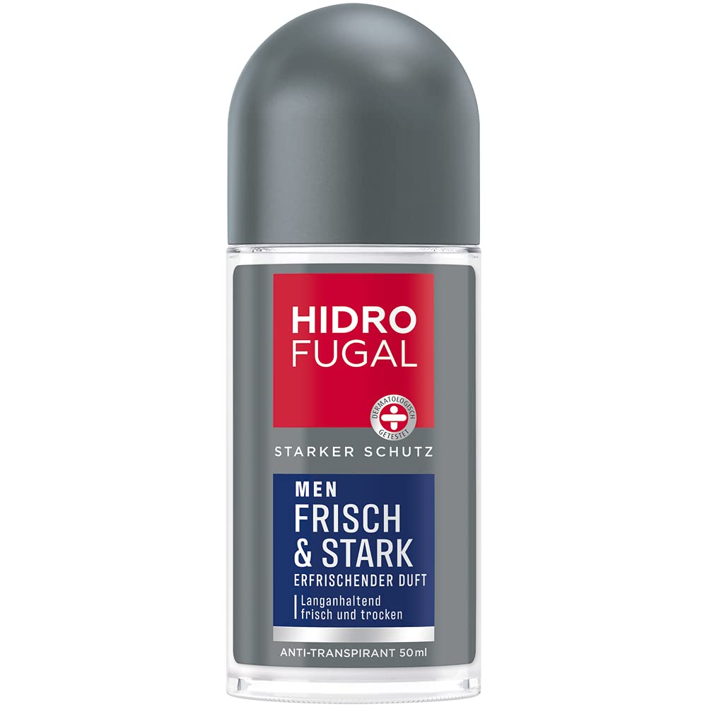 Men Fresh & Stark Roll-On (50 ml), Strong Antiperspirant Protection with Refreshing Fragrance, Deodorant for Men Without Ethyl Alcohol