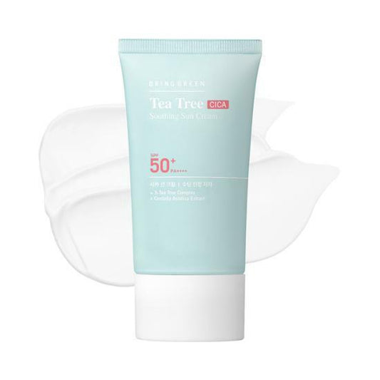 BRING GREEN Tea Tree Cica Soothing Sun Cream 50mL