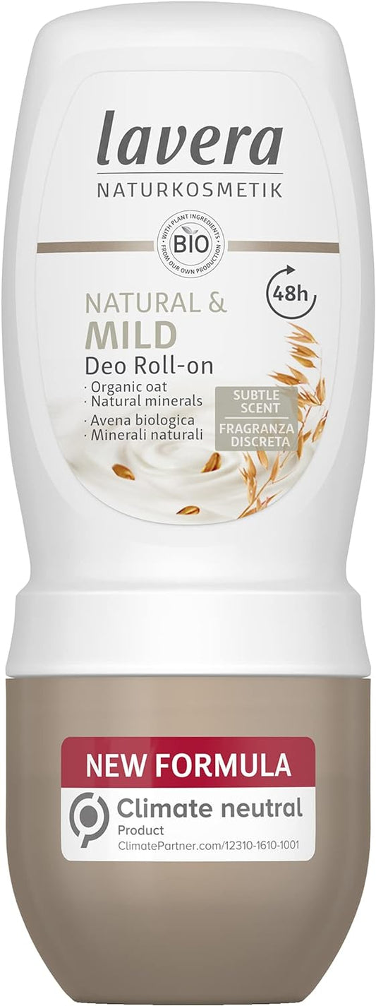LAVERA Natural and Mild Roll On Deodorant, 50 ML
