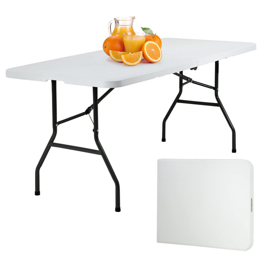 Camping Table Plastic Picnic Table Office Table for Parties Wedding Camping Office