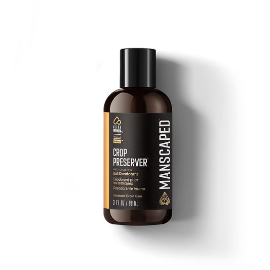 MANSCAPED™ The Crop Preserver™, Men's Ball Deodorant, Male Care Hygiene Moisturizer, Anti-Chafing Groin Protection with Cooling Aloe Vera, 3 oz