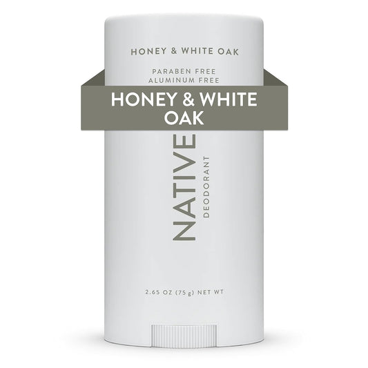 Native Deodorant Contains Naturally Derived Ingredients | Deodorant for Women and Men, Aluminum Free with Baking Soda, Probiotics, Coconut Oil and Shea Butter | Honey & White Oak