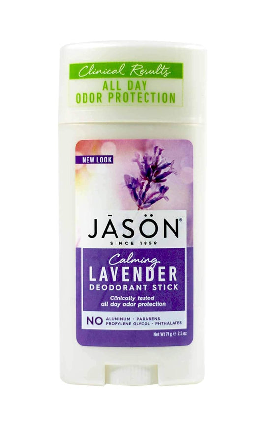 JASON Calming Lavender Deodorant Stick, 2.5 Ounce Sticks (Pack of 3)