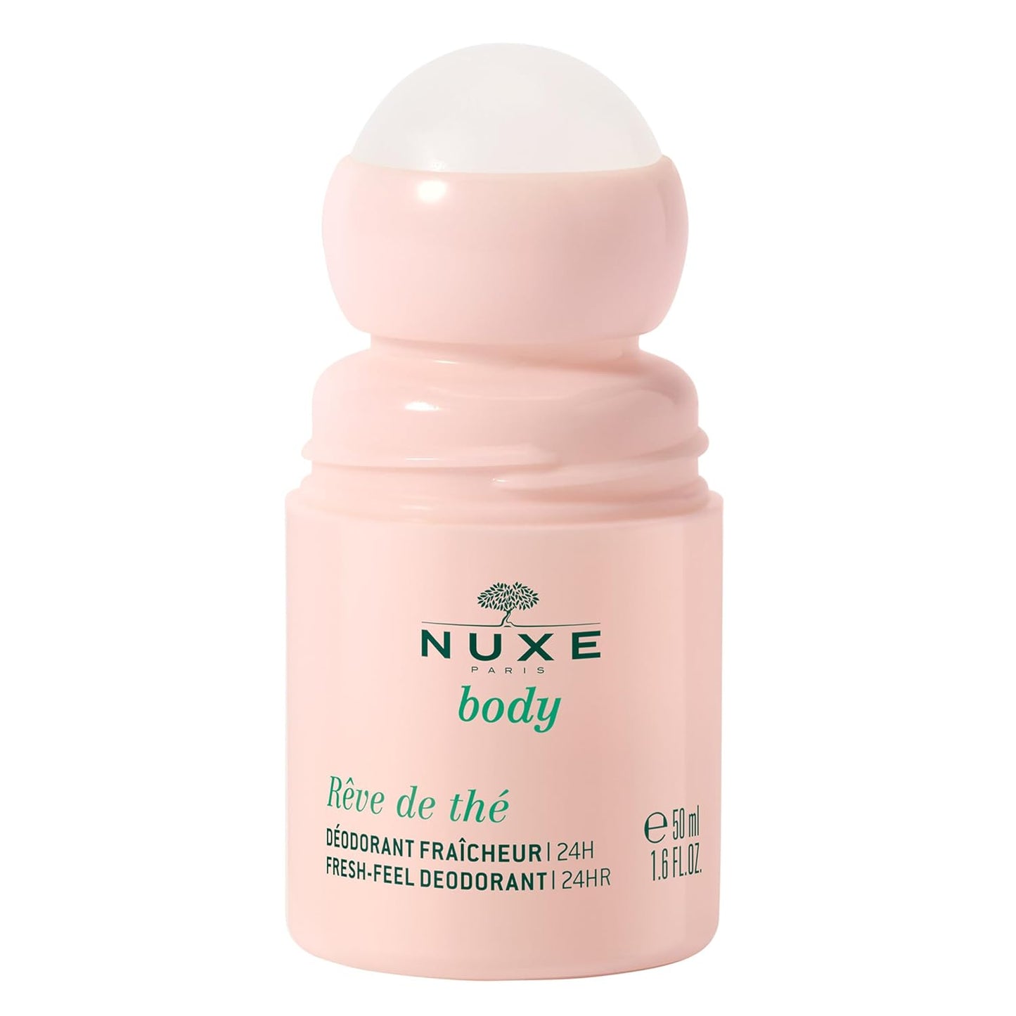 NUXE Aluminum Free Deodorant Rêve de Thé | Natural 24-Hour Odor & Sweat Protection for Women, 1.6 Fl Oz