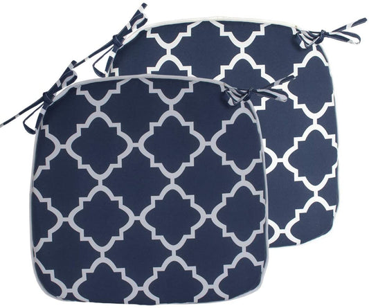 IN4 Care Outdoor Indoor Chair Seat Cushions with Ties Set of 2- $20