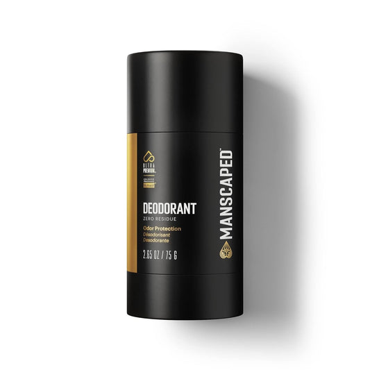 MANSCAPED® UltraPremium Deodorant, Aluminum-Free Clear Formula, Soft and Comfortable with Cologne-Quality Fragrance for Under Arm Odor Protection, 2.65 oz Stick (1 Pack)