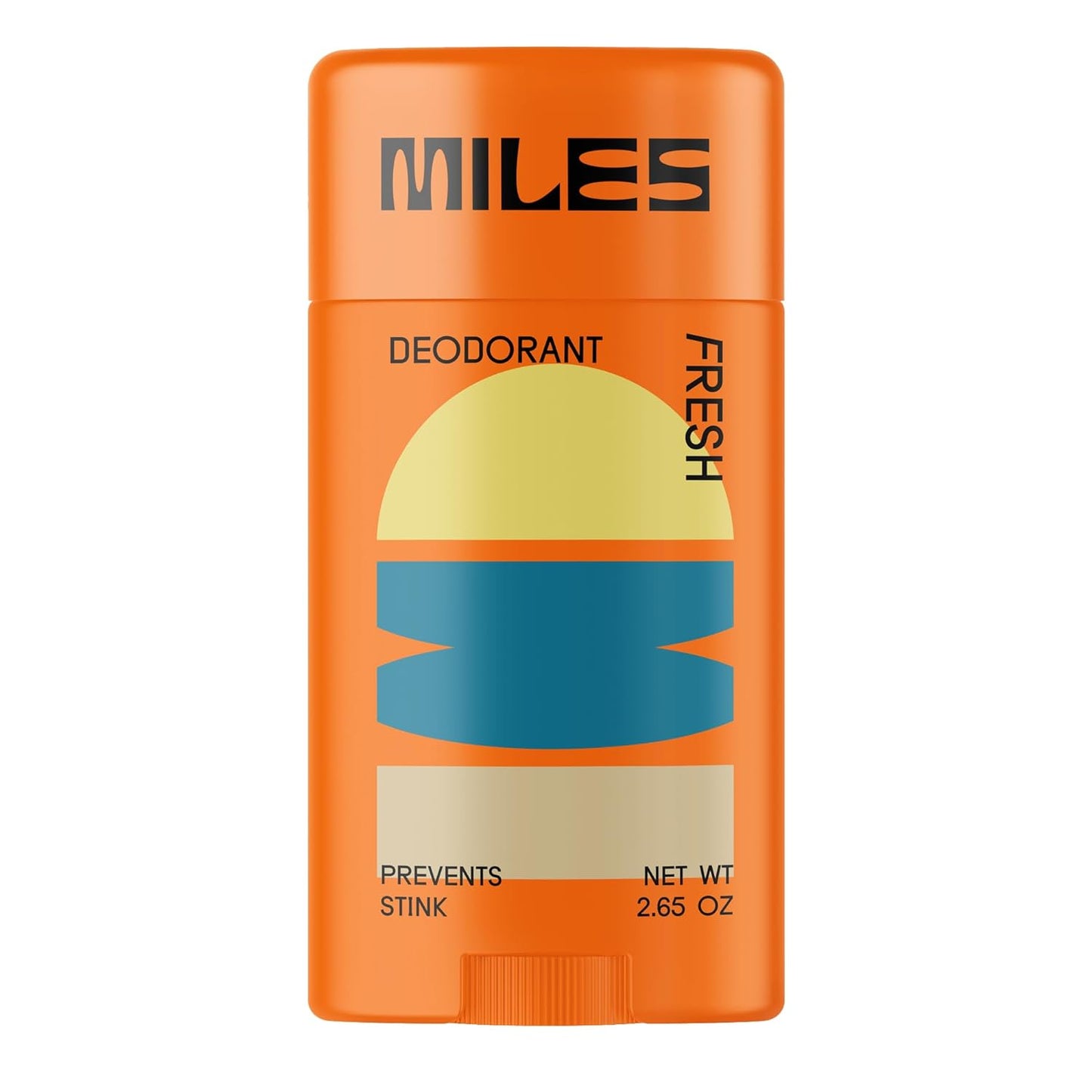 Miles Kids Deodorant for Boys and Girls - Aluminum Free Deodorant for Kids and Teens, Natural, Hypoallergenic, Made in USA - Fresh Scent, 1-Pack