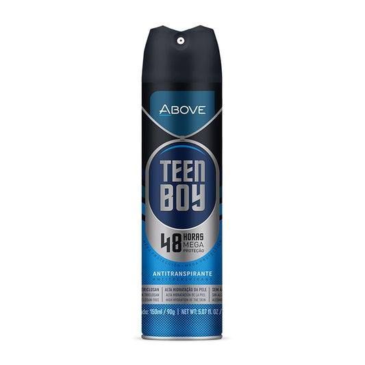 ABOVE 48 Hours Antiperspirant Deodorant, Teen Boy, 3.17 oz - Dry Spray Deodorant - Citrus Scent - Antiperspirant Spray - No Stain - Cruelty-Free
