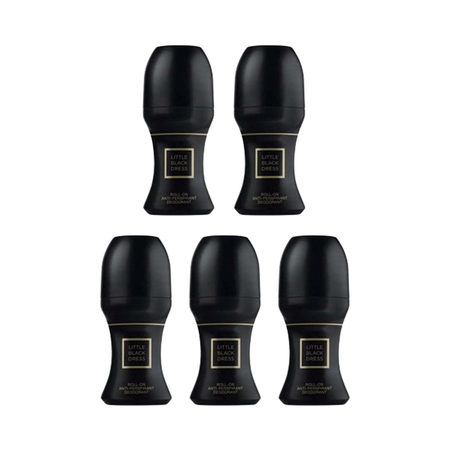 Little Black Dress Roll On Deodorant 50 ml, For Women, Day or night… Always in style! Oriental and floral scent Notes of honeysuckle, jasmine and sandalwood (Pack Of 5)
