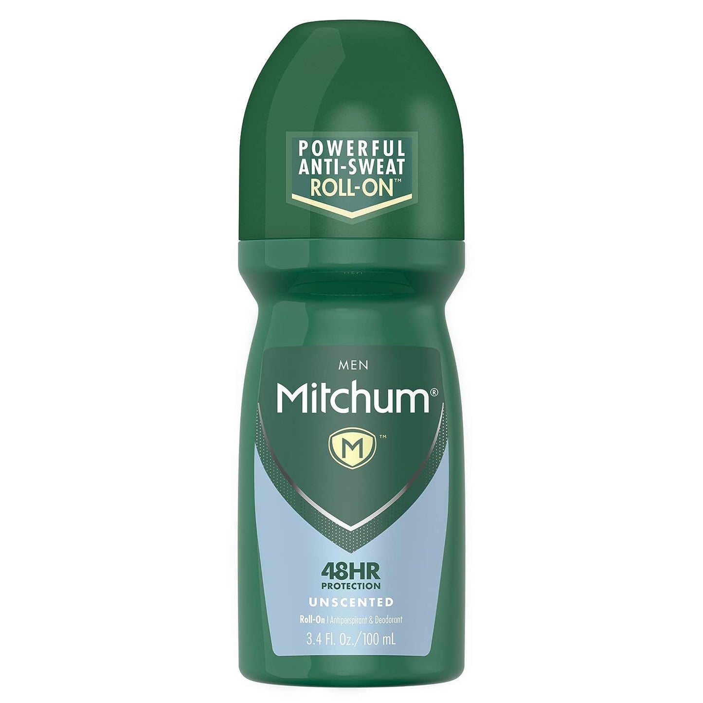 Mitchum Invisible Anti-Perspirant & Deodorant Roll-On, Unscented 3.4 oz (Pack of 5)