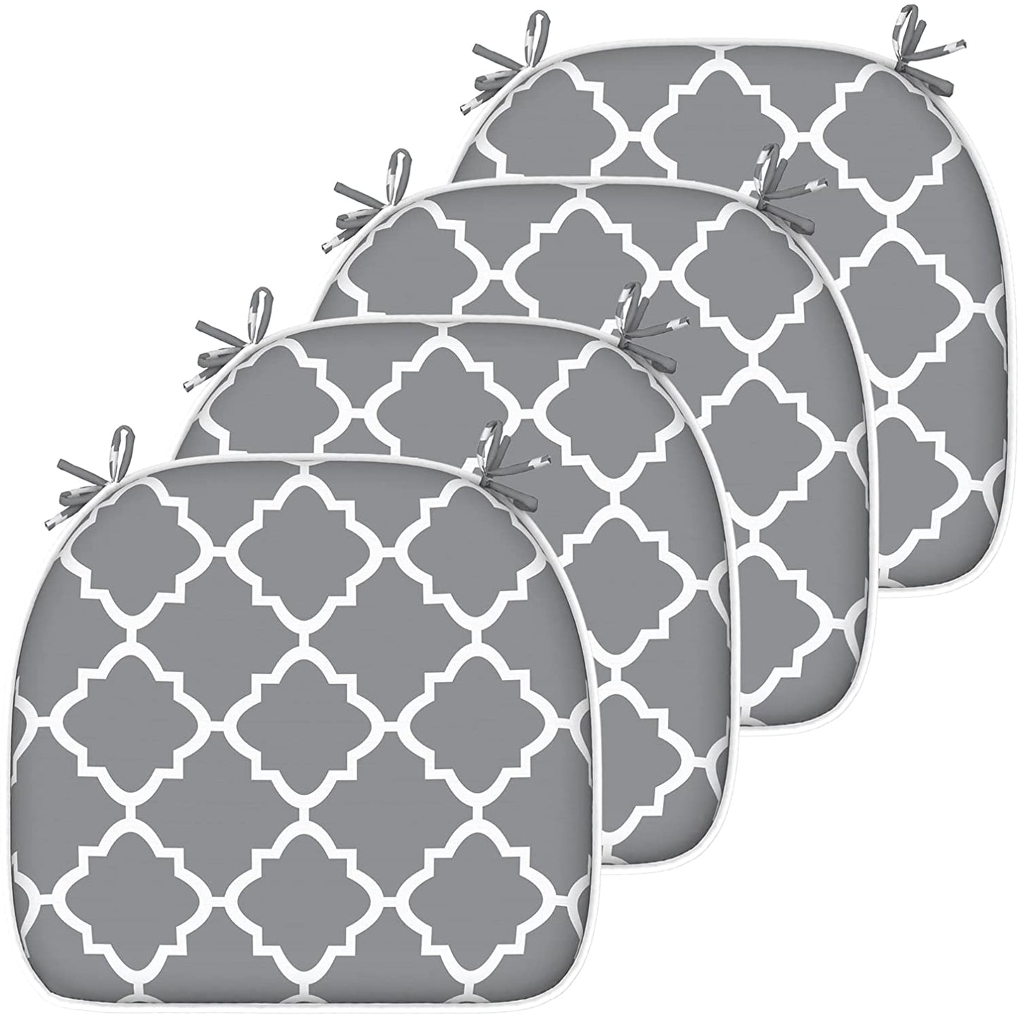 LVTXIII Indoor Outdoor Seat Cushions, Patio Accent U-Shape Chair Pads SET OF 2 - $20