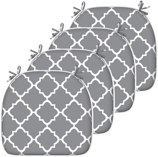 LVTXIII Indoor Outdoor Seat Cushions, Patio Accent U-Shape Chair Pads SET OF 2 - $20