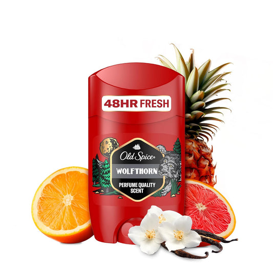 Old Spice Wolfthorn Deoderant Stick 50 ml / 1.7 oz (Pack of 6)