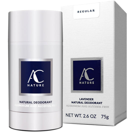 Lavender Natural Deodorant Stick Infused with Vitamin E - High Performance & Toxic Free - (Regular: Original Strength, 1pc)