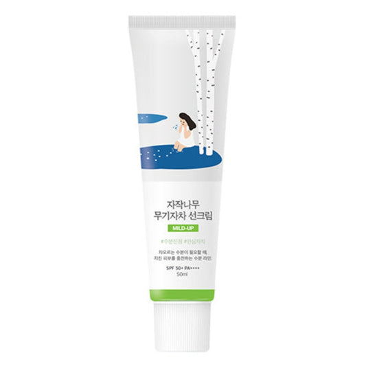 [ROUND LAB] Birch Juice Moisturizing Mild-Up Sunscreen 50ml - Dodoskin