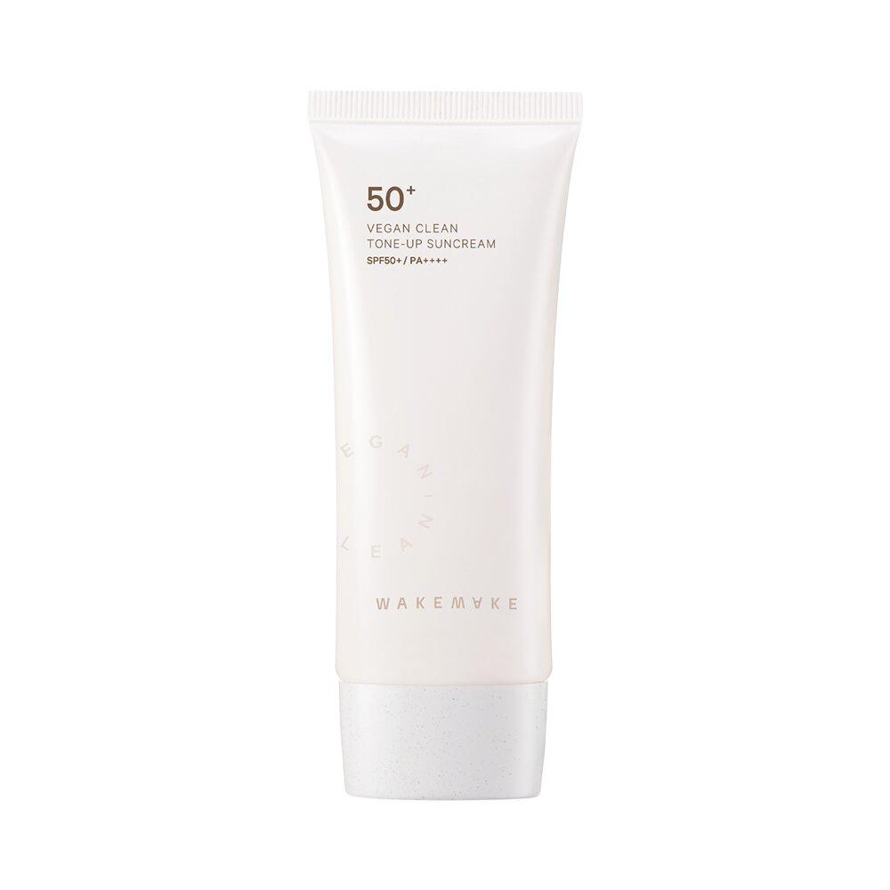 WAKEMAKE Vegan Clean Tone Up Sun Cream SPF50+/PA++++ 50mL