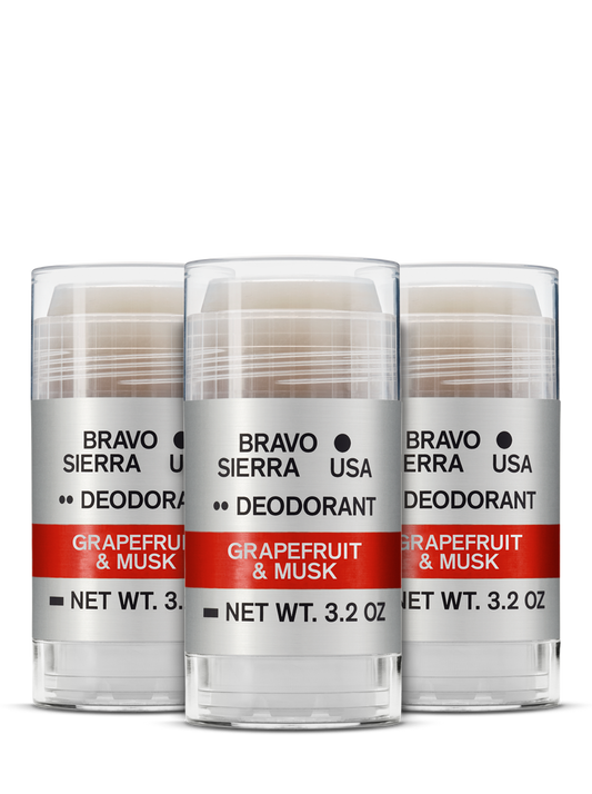 GRAPEFRUIT & MUSK DEODORANT - 3-PACK