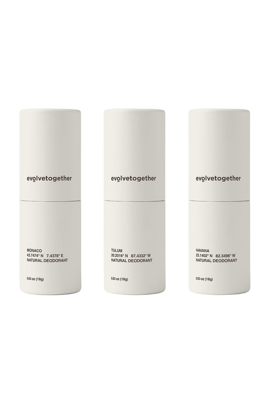 Evolvetogether Mini Multipack - 3 Natural Deodorants