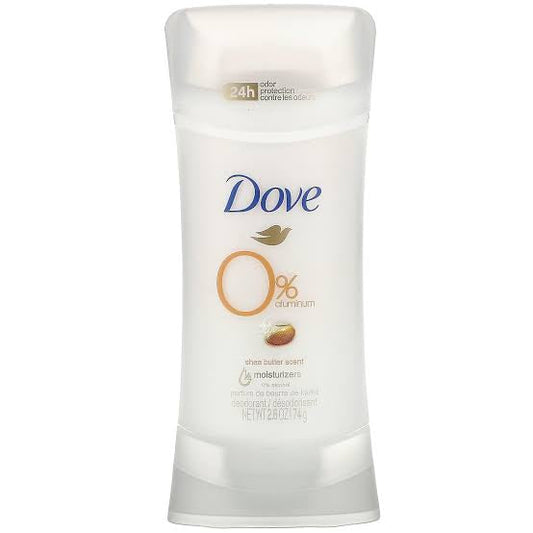 Dove, 0% Aluminum Deodorant, Shea Butter, 2.6 oz (74 g)