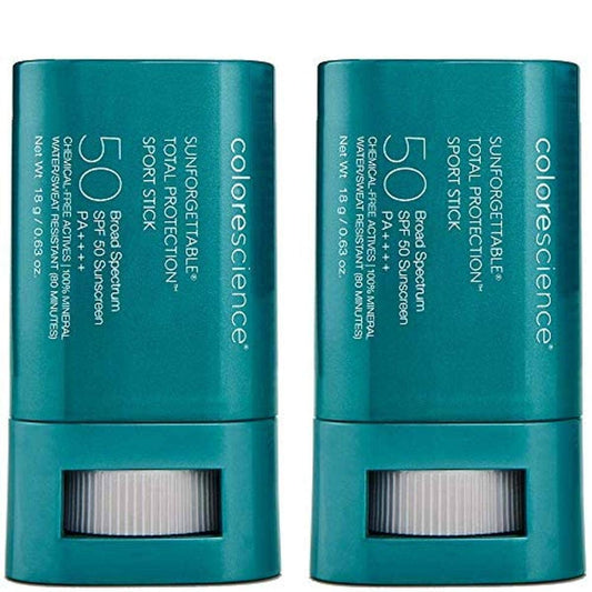 Colorescience Sunforgettable Total Protection Sport Stick SPF 50 Colorescience Twin Pack Shop at Exclusive Beauty Club