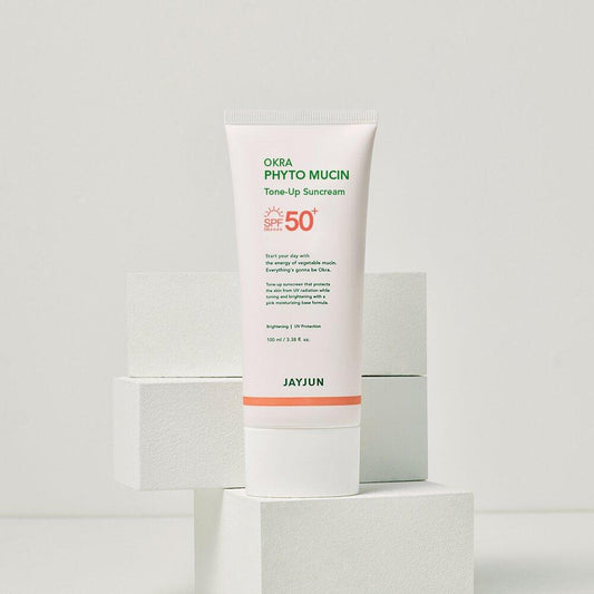 JAYJUN Okra Phyto Mucin Tone-Up Suncream 100mL