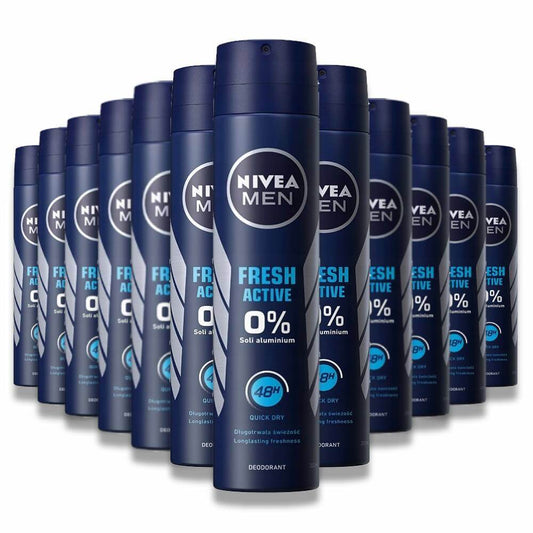 Nivea - Men Fresh Active, 48h Antiperspirant for Men - 200 ml - 12 Pack