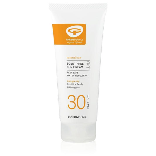 Organic Scent-Free Sun Cream SPF30 - 200ml - Plant-Based Packaging